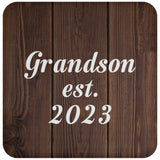 Grandson Established EST. 2023 - Drink Coaster D