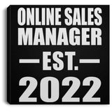 Online Sales Manager Established EST. 2022 - Canvas Square