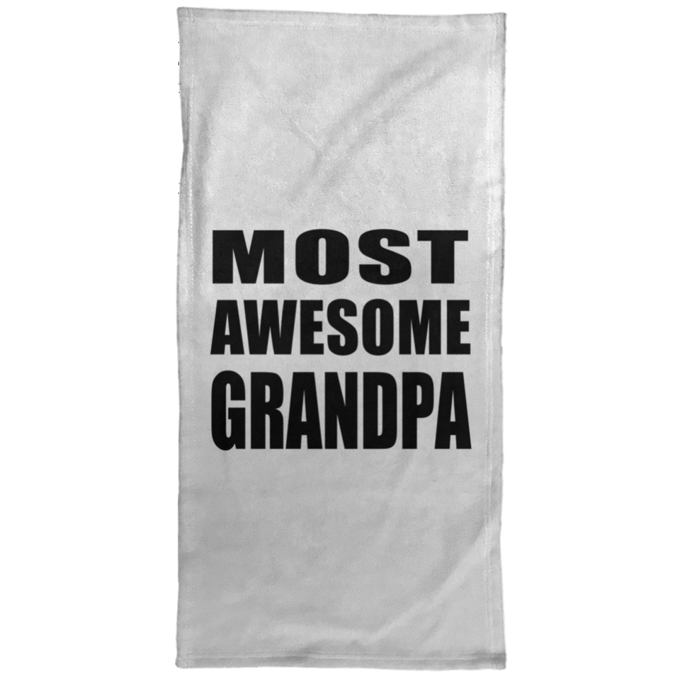 Most Awesome Grandpa - Hand Towel