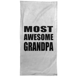 Most Awesome Grandpa - Hand Towel