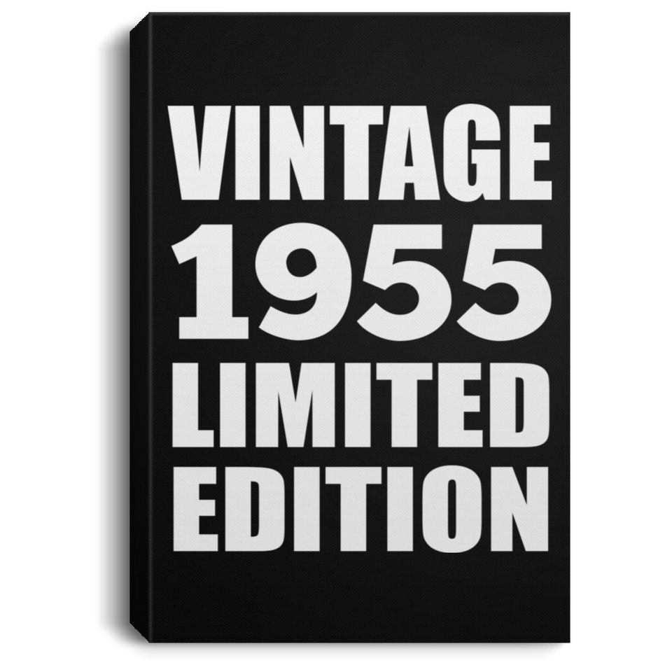 69th Birthday Vintage 1955 Limited Edition - Canvas Portrait