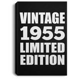 69th Birthday Vintage 1955 Limited Edition - Canvas Portrait