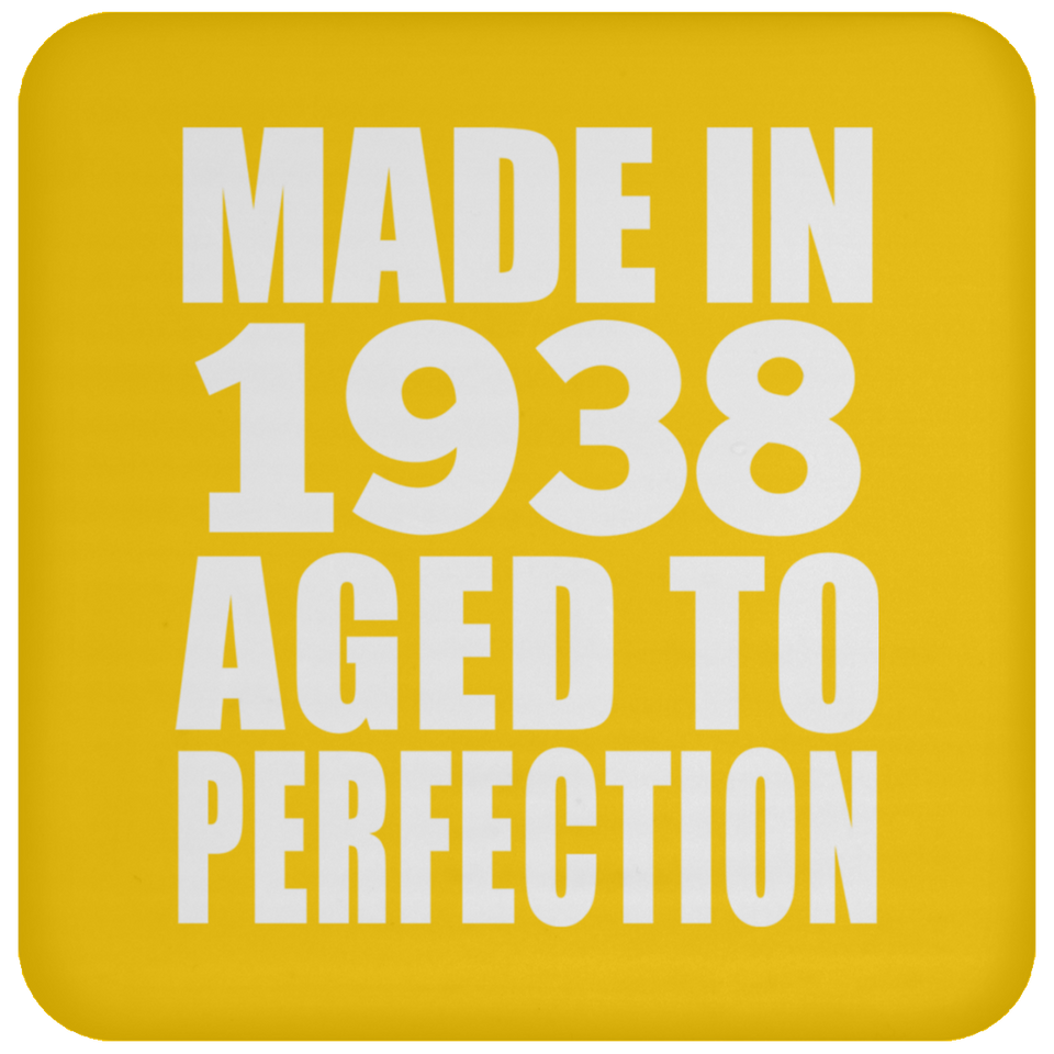 86th Birthday Made In 1938 Aged to Perfection - Drink Coaster