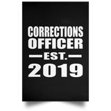 Corrections Officer Established EST. 2019 - Poster Portrait