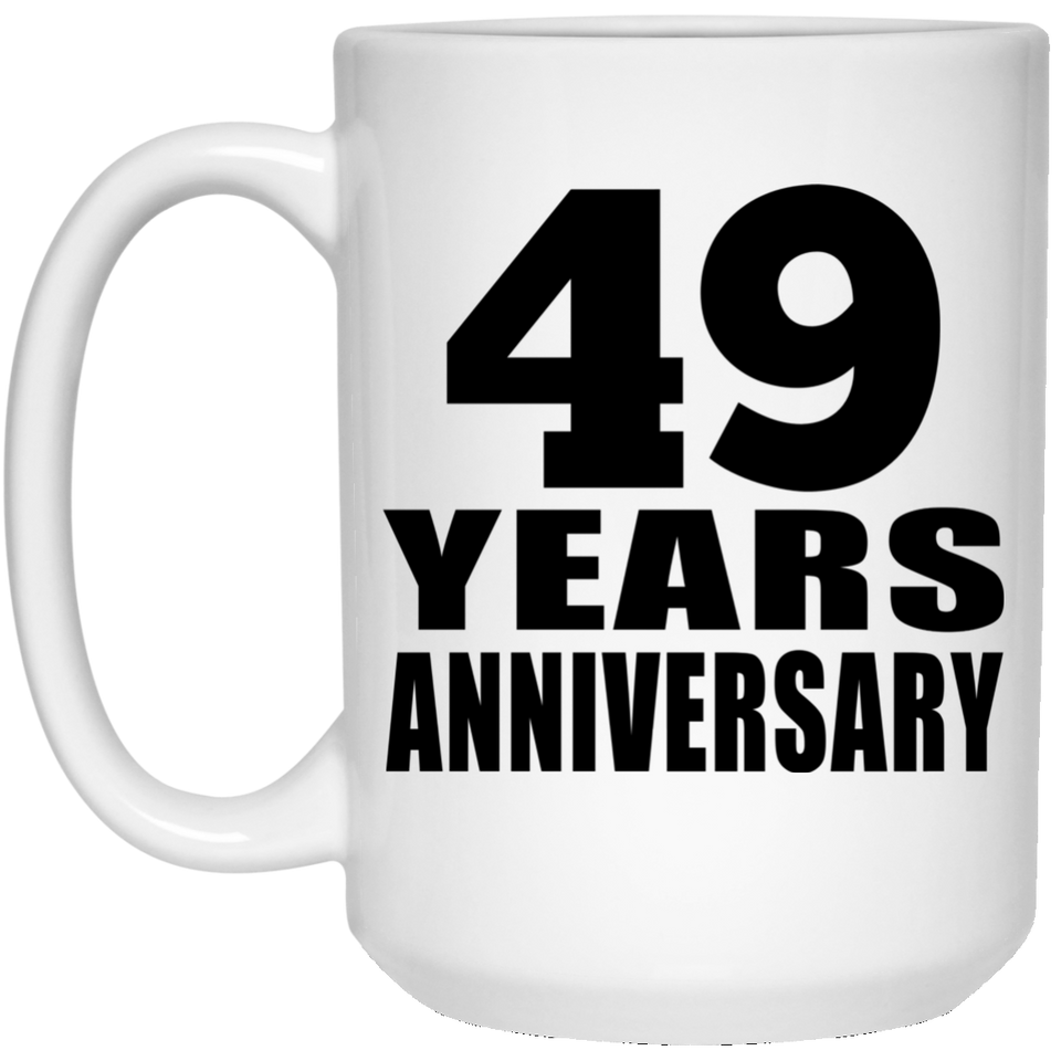 49th Anniversary 49 Years - 15 Oz Coffee Mug
