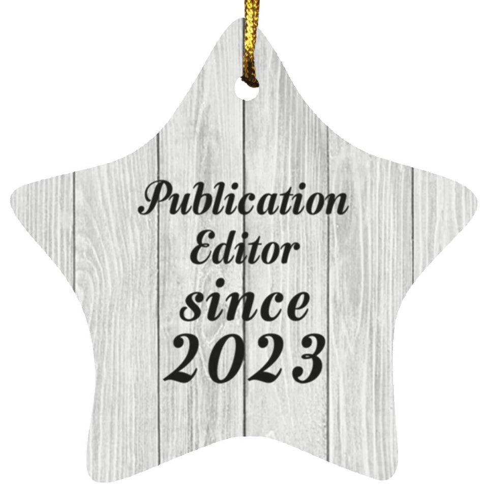 Publication Editor Since 2023 - Star Ornament F