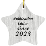 Publication Editor Since 2023 - Star Ornament F
