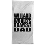 Willard World's Okayest Dad - Hand Towel