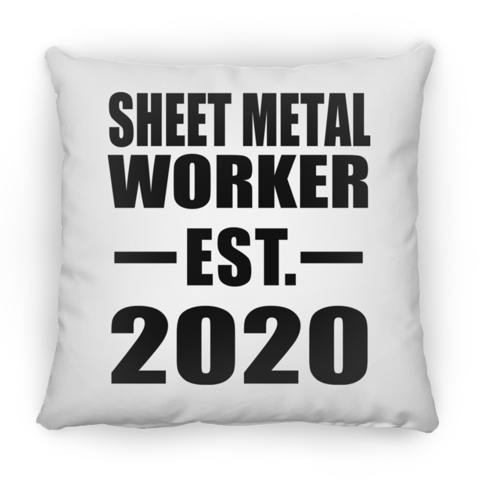 Sheet Metal Worker Established EST. 2020 - Throw Pillow