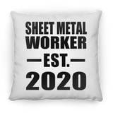 Sheet Metal Worker Established EST. 2020 - Throw Pillow