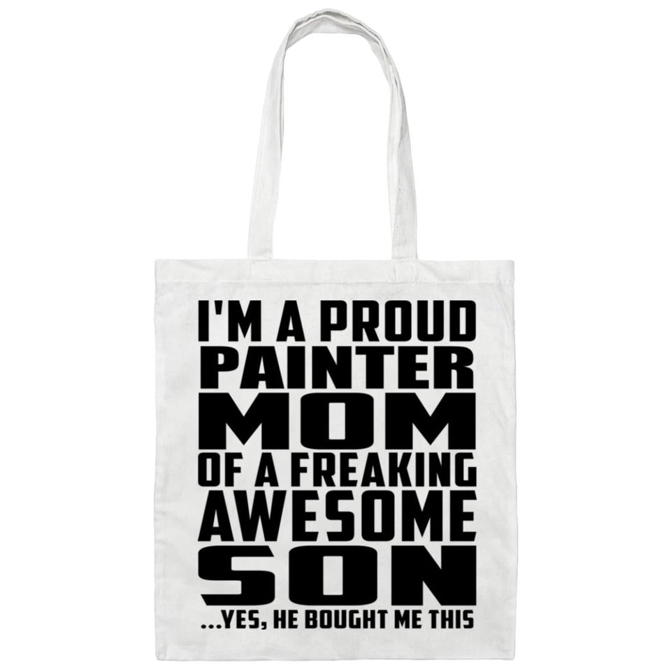 Proud Painter Mom Of Awesome Son - Tote Bag White