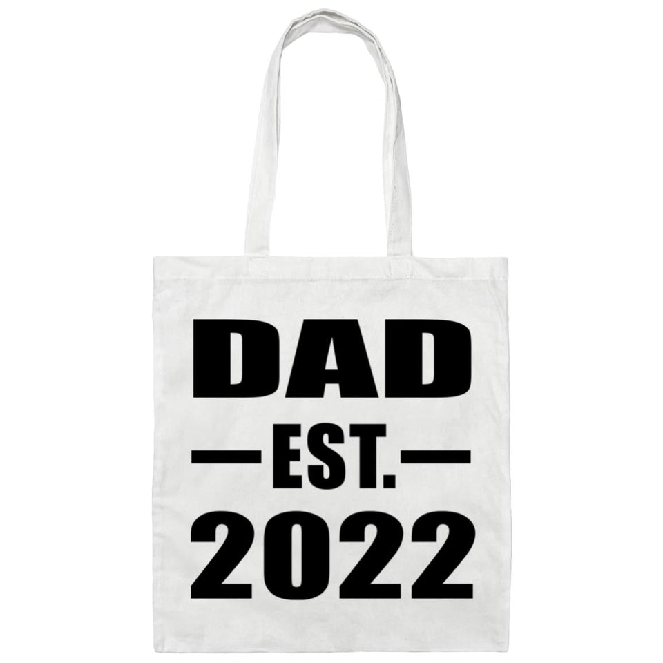 Dad Established EST. 2022 - Tote Bag White