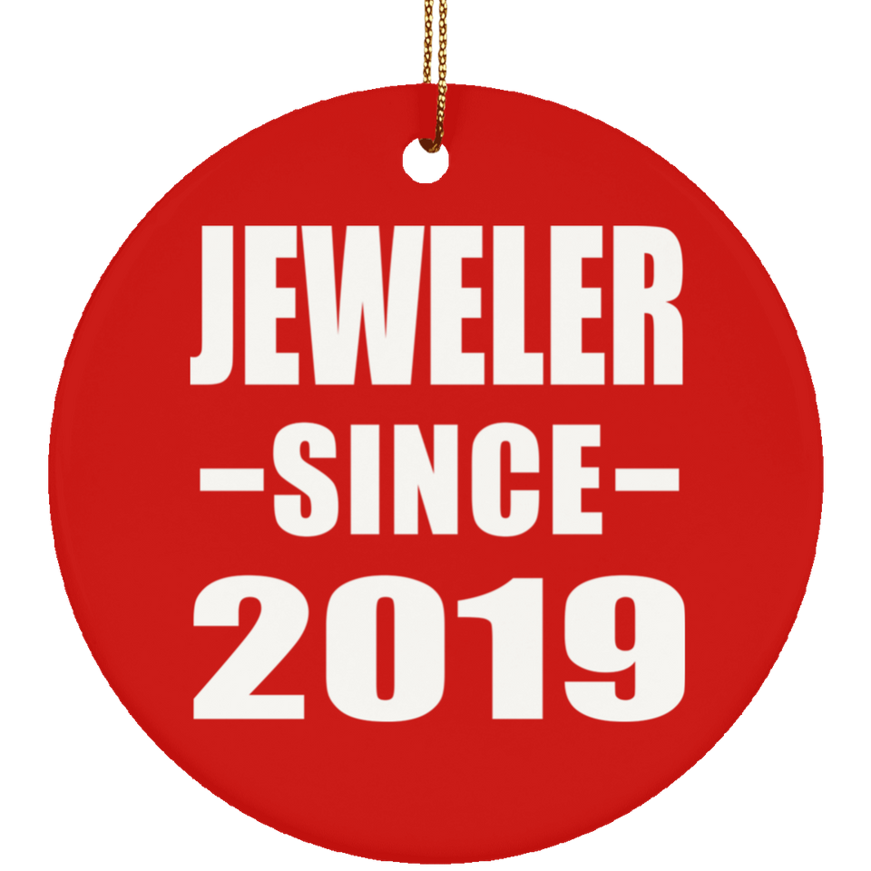 Jeweler Since 2019 - Circle Ornament