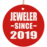 Jeweler Since 2019 - Circle Ornament