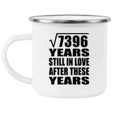 86th Anniversary Square Root of 7396 Years Still In Love - 12oz Camping Mug