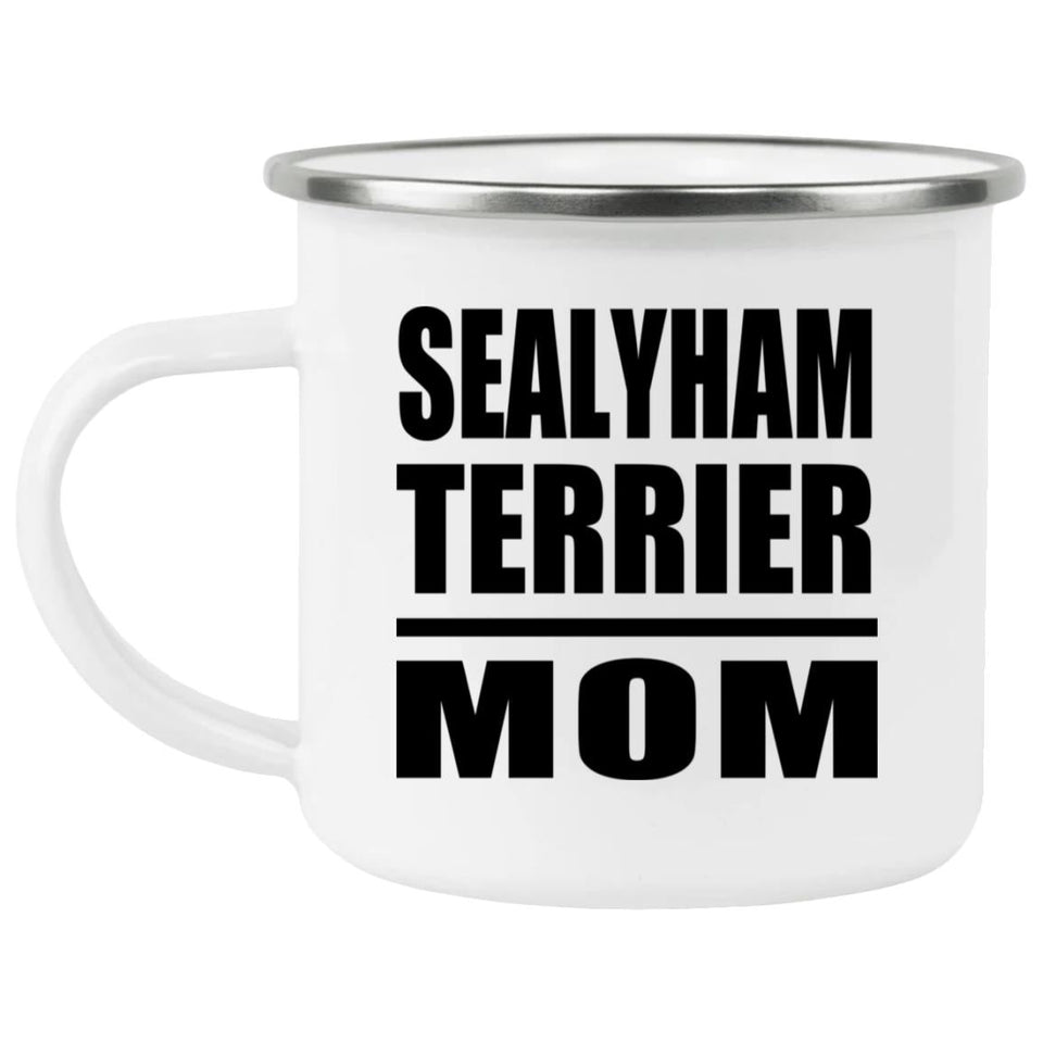 Sealyham Terrier Mom - 12oz Camping Mug