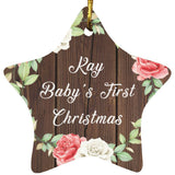 Kay Baby's First Christmas - Star Ornament A
