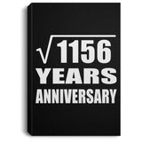 34th Anniversary Square Root of 1156 Years Anniversary - Canvas Portrait