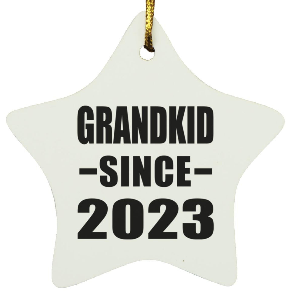 Grandkid Since 2023 - Star Ornament