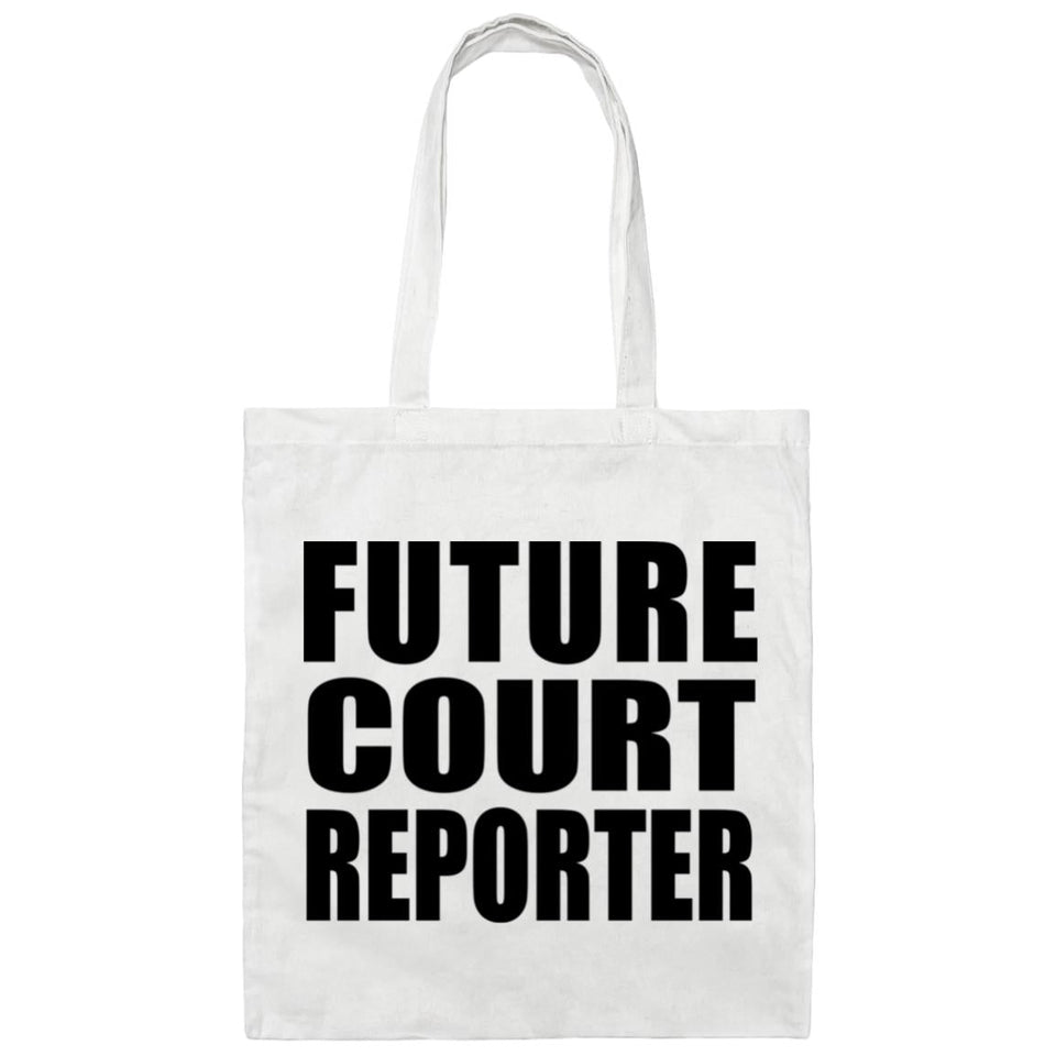 Future Court Reporter - Tote Bag White
