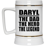 Daryl The Dad The Hero The Legend - Beer Stein