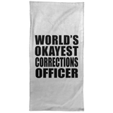 World's Okayest Corrections Officer - Hand Towel