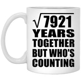 89th Anniversary Square Root of 7921 Years Who's Counting - 11oz Coffee Mug