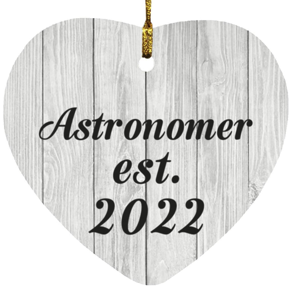 Astronomer Established Est. 2022 - Heart Ornament F