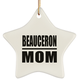 Beauceron Mom - Star Ornament