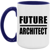 Future Architect - 15oz Accent Mug Purple
