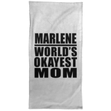 Marlene World's Okayest Mom - Hand Towel