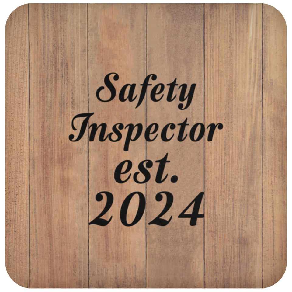 Safety Inspector Established Est. 2024 - Drink Coaster C
