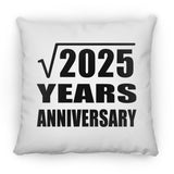 45th Anniversary Square Root of 2025 Years Anniversary - Throw Pillow