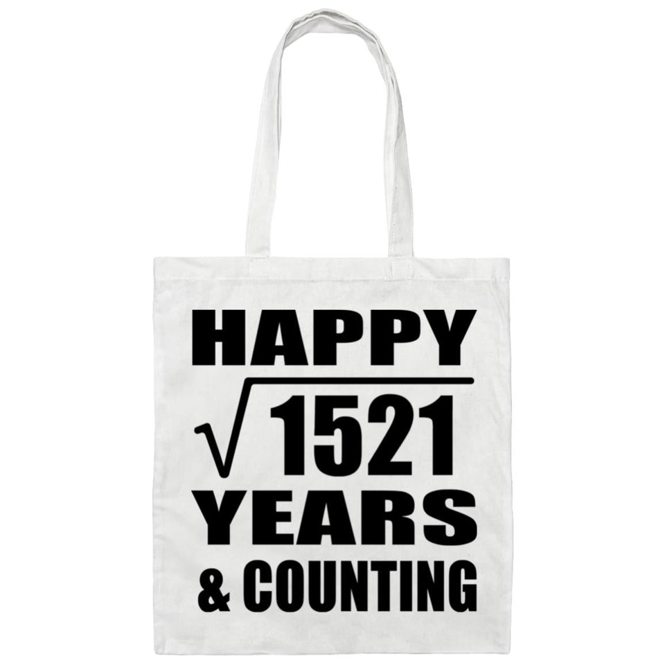 Happy 39th Anniversary Square Root of 1521 Years & Counting - Tote Bag White