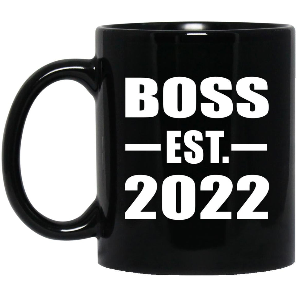 Boss Established EST. 2022 - 11oz Coffee Mug Black