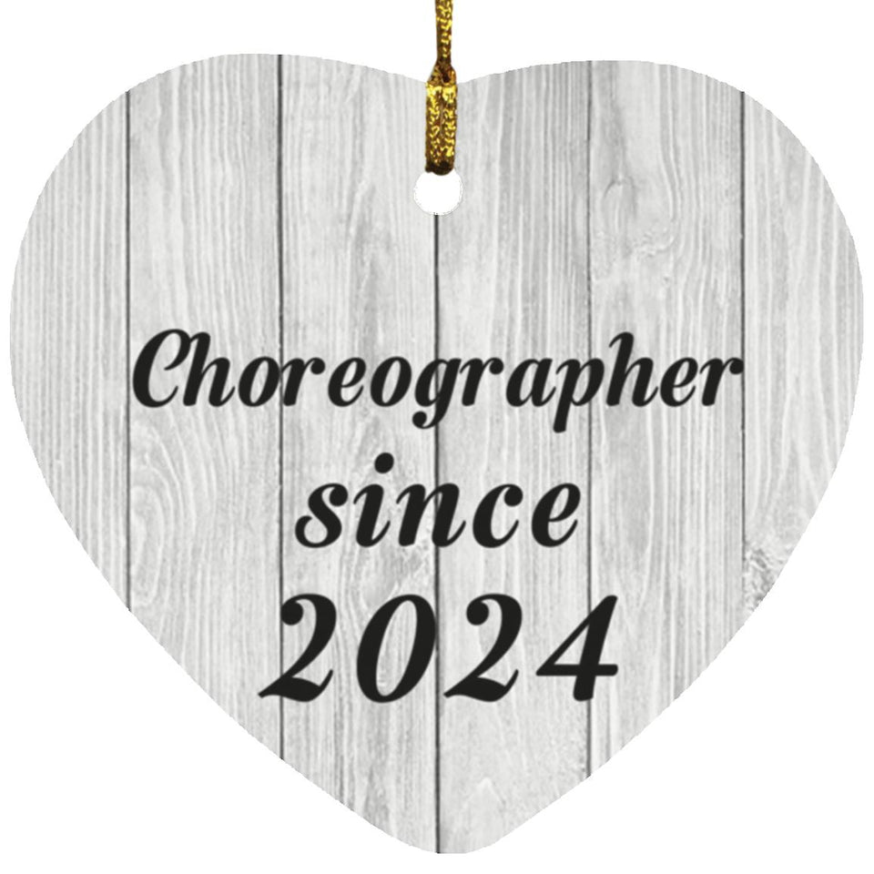 Choreographer Since 2024 - Heart Ornament F