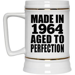 60th Birthday Made In 1964 Aged to Perfection - Beer Stein