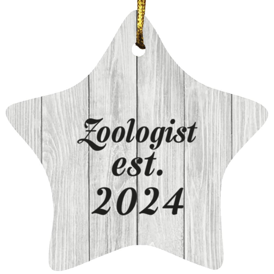 Zoologist Established Est. 2024 - Star Ornament F