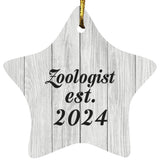 Zoologist Established Est. 2024 - Star Ornament F