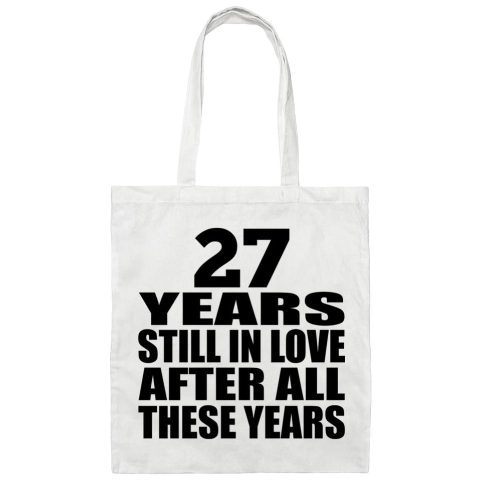 27th Anniversary 27 Years Still In Love After Years - Tote Bag White