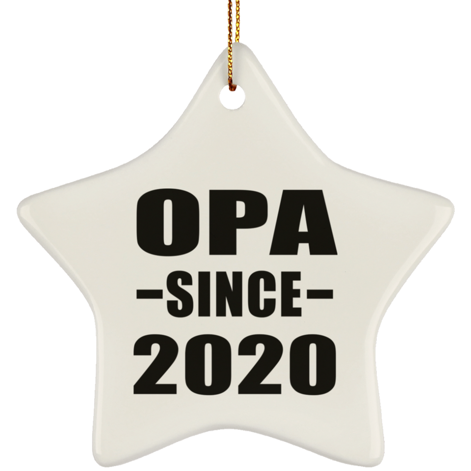 Opa Since 2020 - Star Ornament