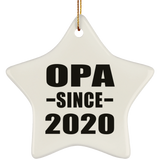Opa Since 2020 - Star Ornament