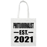 Photojournalist Established EST. 2021 - Tote Bag White