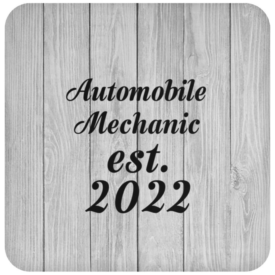 Automobile Mechanic Established Est. 2022 - Drink Coaster F