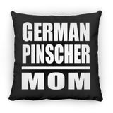 German Pinscher Mom - Throw Pillow Black