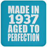 87th Birthday Made In 1937 Aged to Perfection - Drink Coaster