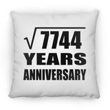 88th Anniversary Square Root of 7744 Years Anniversary - Throw Pillow
