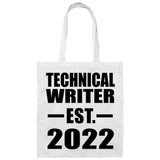 Technical Writer Established EST. 2022 - Tote Bag White