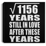 34th Anniversary Square Root of 1156 Years Still In Love - Canvas Square