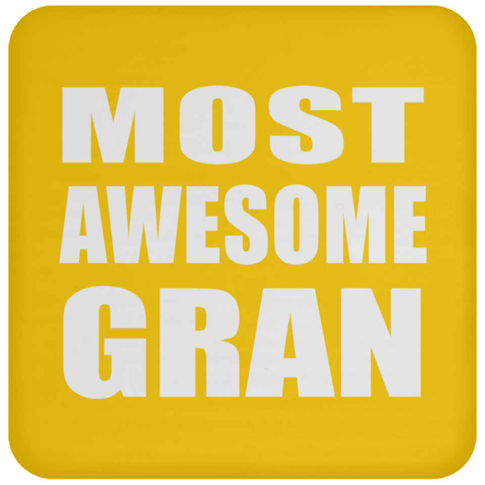 Most Awesome Gran - Drink Coaster